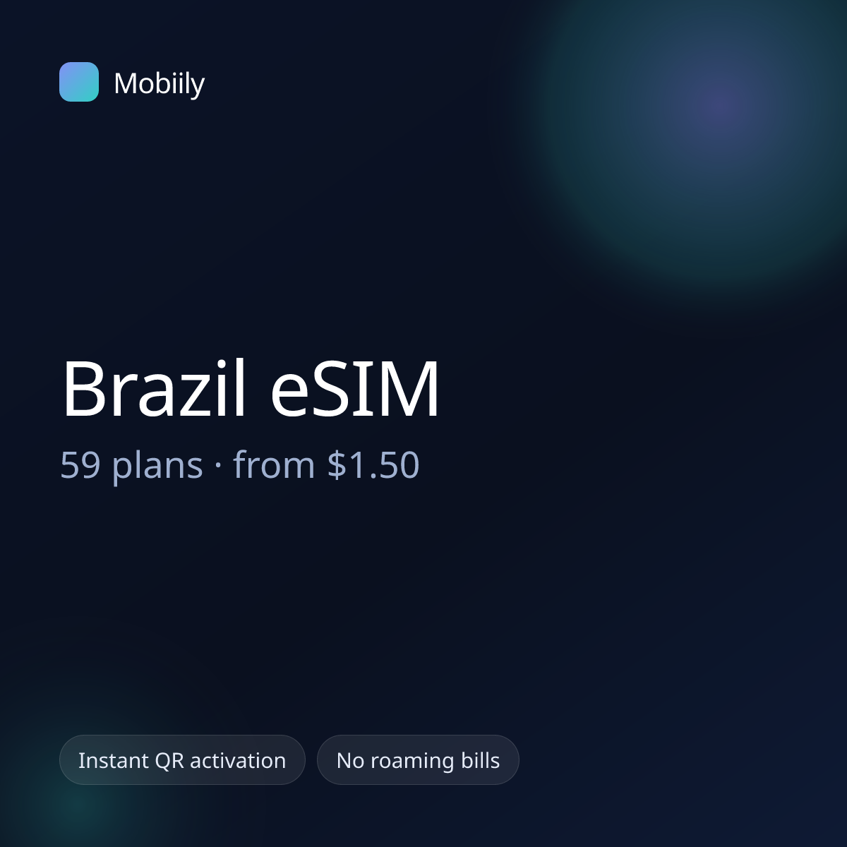Mobiily Brazil eSIM data plans