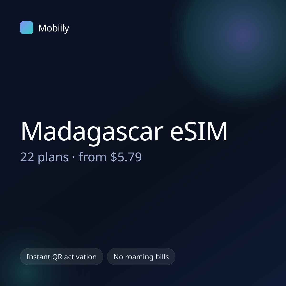 Mobiily Madagascar eSIM data plans