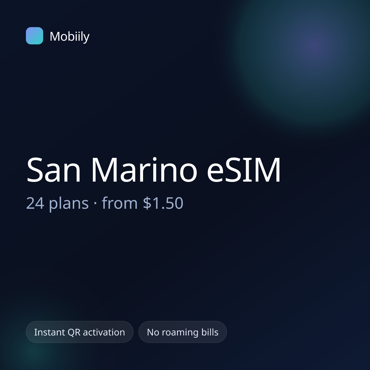 Mobiily San Marino eSIM data plans